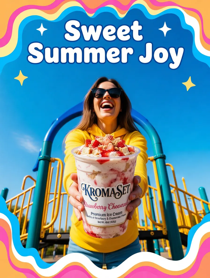 AI-generated ad for Sweet Summer Joy - Food category